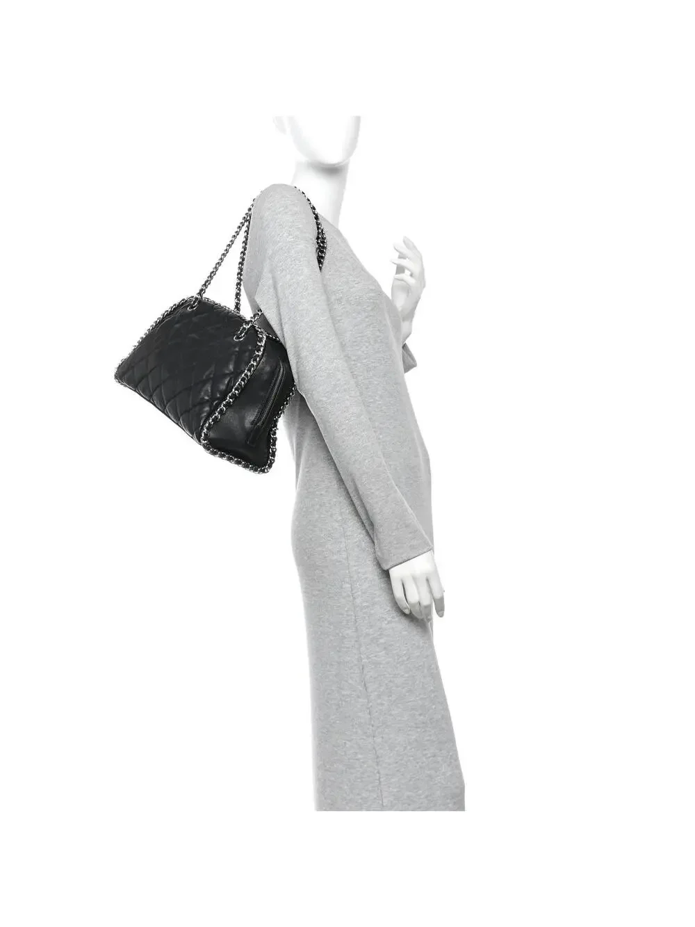 Chanel Calfskin Chain Around Bowler #290190C16B